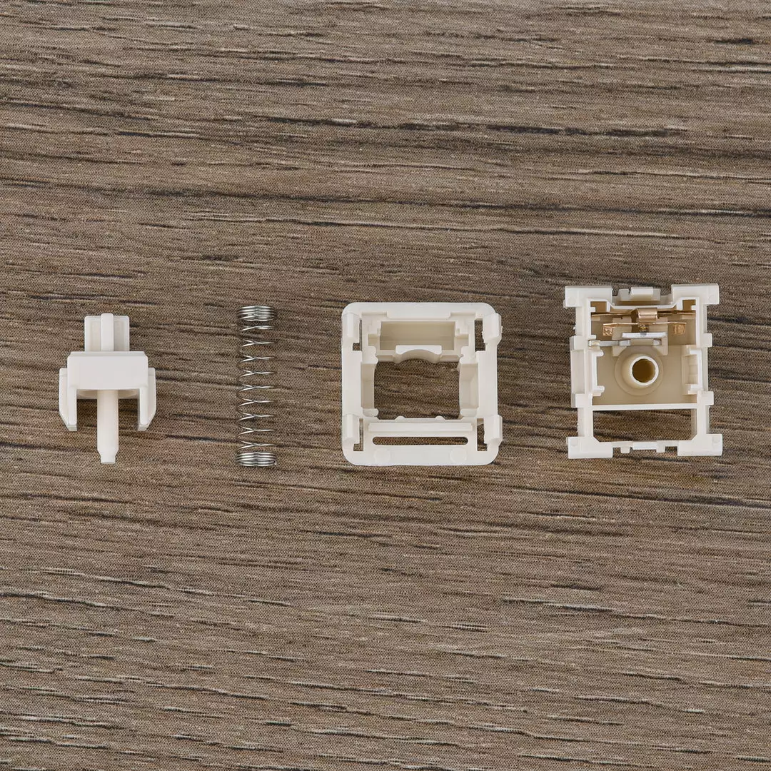 Brand new ๐ Novelkeys X Kailh Cream/Cream Chocolate Linear Switches Shop ๐คฉ 6 Novelkeys X Kailh Cream/Cream Chocolate Linear Switches Shop