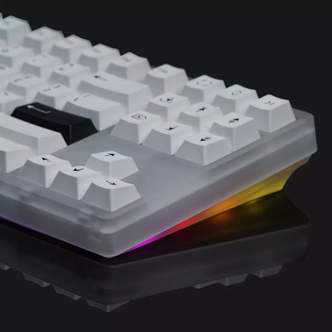 Outlet π KBDfans Fully Assembled Tiger 80 Acrylic Hot-swap Keyboard With PBTfans BOW Keycaps Shop π 6 KBDfans Fully Assembled Tiger 80 Acrylic Hot-swap Keyboard With PBTfans BOW Keycaps Shop