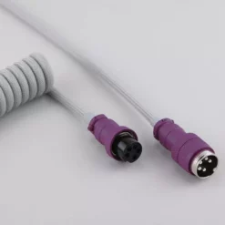 KBDfans Light Gray Handmade Custom Mechanical Keyboard USB-C Cable