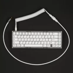 [Pre-Order] KBDfans White HANDMADE CUSTOM MECHANICAL KEYBOARD USB-C CABLE