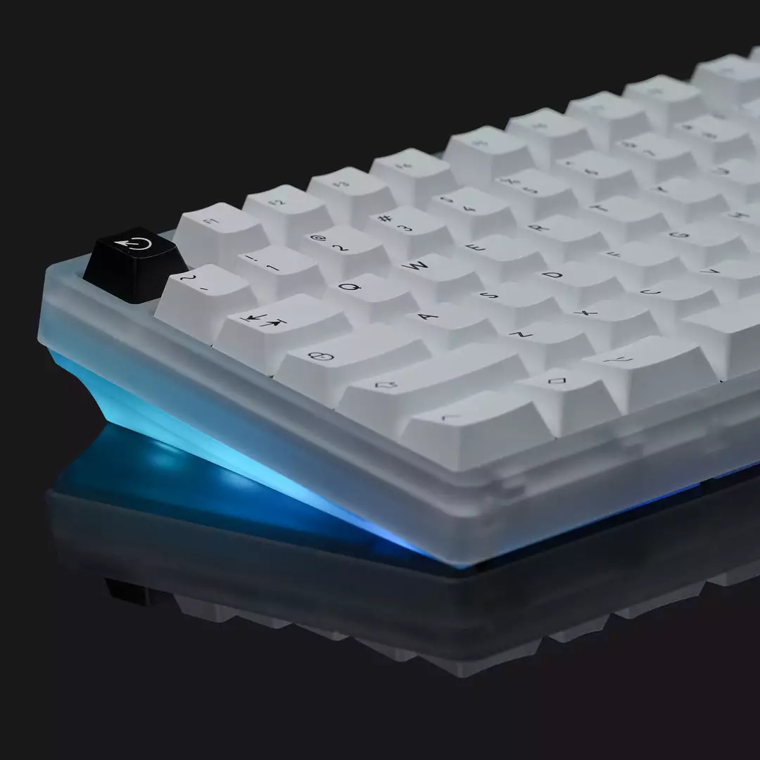 Outlet π KBDfans Fully Assembled Tiger 80 Acrylic Hot-swap Keyboard With PBTfans BOW Keycaps Shop π 7 KBDfans Fully Assembled Tiger 80 Acrylic Hot-swap Keyboard With PBTfans BOW Keycaps Shop