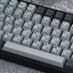 KBDfans Cherry Profile CEMENT GREY Japanese PBT DYE-SUB KEYCAPS SET