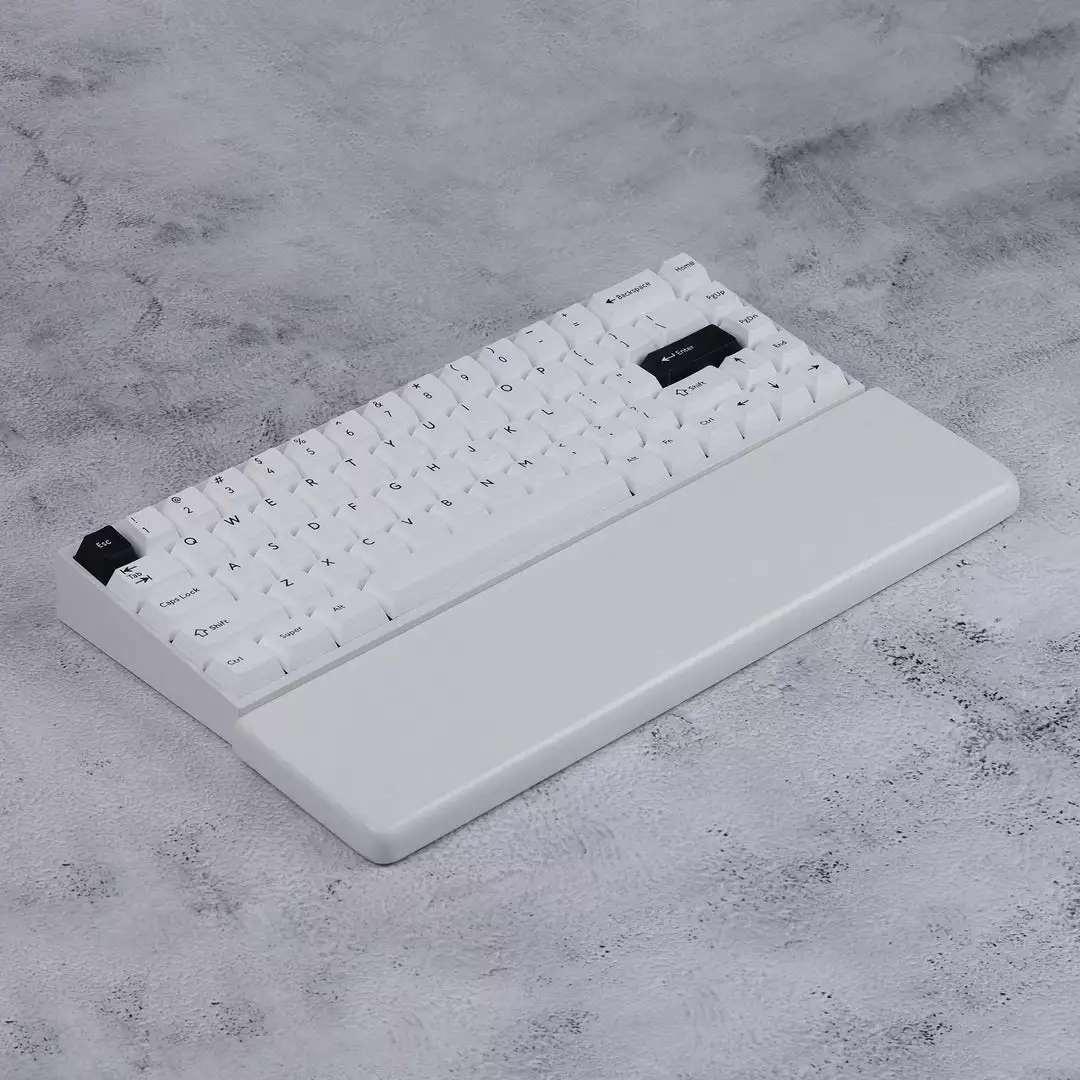 Wholesale π KBDfans Shop Quartz Stone Pure White/ Black Wrist Rest π€© 2 KBDfans Shop Quartz Stone Pure White/ Black Wrist Rest