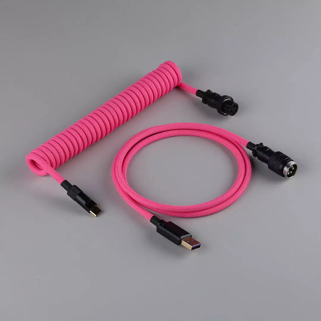 Buy 𧨠Shop KBDfans Pink Handmade Custom Mechanical Keyboard USB-C Cable π 1 Shop KBDfans Pink Handmade Custom Mechanical Keyboard USB-C Cable