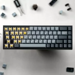 KBDfans Shop Fully Assembled Tofu65 Mechanical Keyboard With Cement Grey Japanese PBT Keycaps