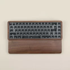 KBDfans Shop 65% Wooden Case Hot-swap Keyboard KIT With Wrist