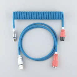 Shop KBDfans Deep Blue Handmade Custom Mechanical Keyboard USB-C Cable