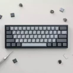 KBDfans Fully Assembled Tofu60 DZ60RGB ANSI Mechanical Keyboard With Cement Grey Japanese PBT Keycaps Shop