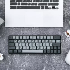 KBDfans Cherry Profile CEMENT GREY Japanese PBT DYE-SUB KEYCAPS SET