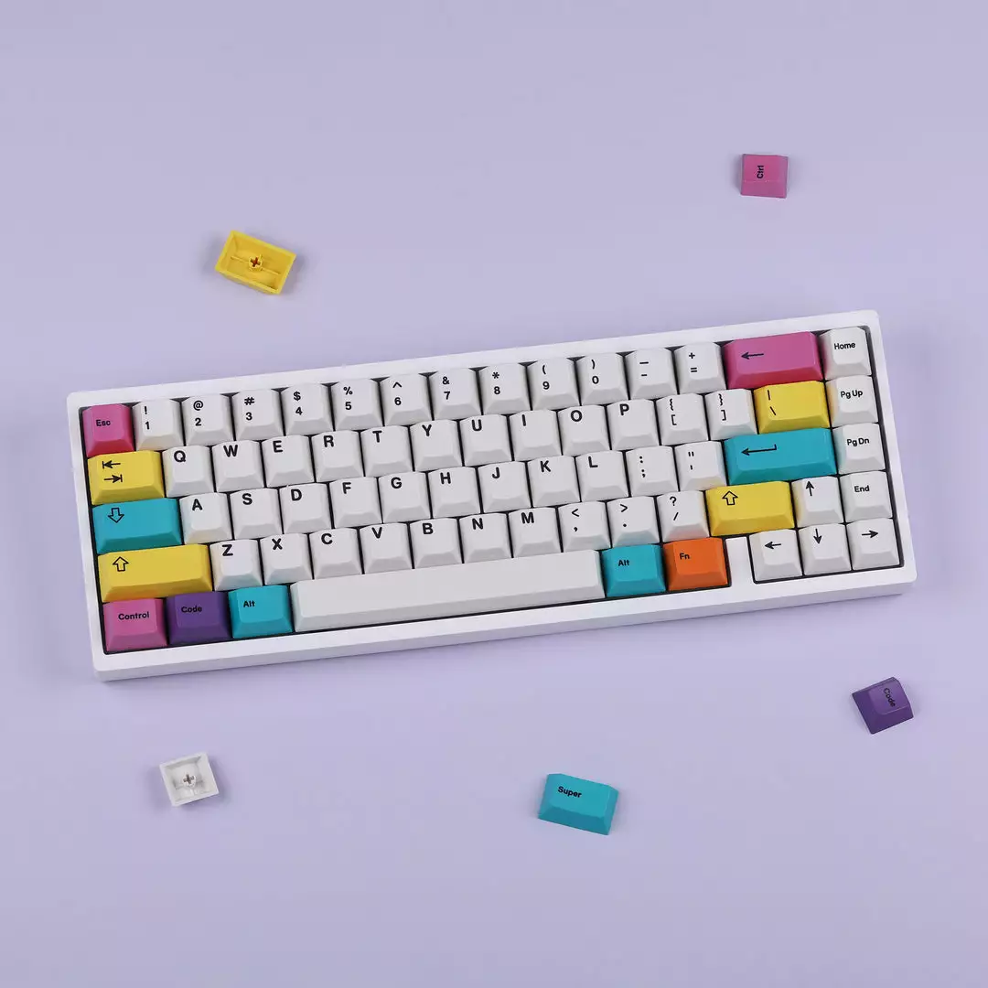 Best Sale ✨ Shop R2 EPBT X EnjoyMyInSec Spectrum PBT Keycaps Set ✔️ 7 Shop R2 EPBT X EnjoyMyInSec Spectrum PBT Keycaps Set