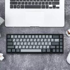 KBDfans Cherry Profile CEMENT GREY Japanese PBT DYE-SUB KEYCAPS SET