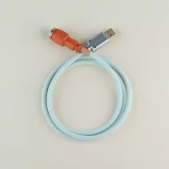 KBDfans Sky-blue Handmade Custom Mechanical Keyboard USB-C Cable Shop