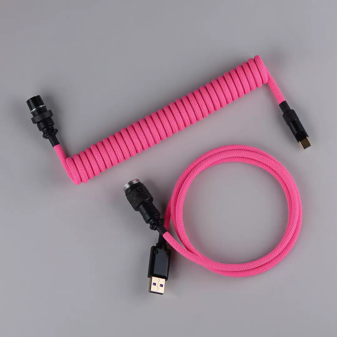 Buy 𧨠Shop KBDfans Pink Handmade Custom Mechanical Keyboard USB-C Cable π 2 Shop KBDfans Pink Handmade Custom Mechanical Keyboard USB-C Cable