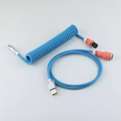 Shop KBDfans Deep Blue Handmade Custom Mechanical Keyboard USB-C Cable