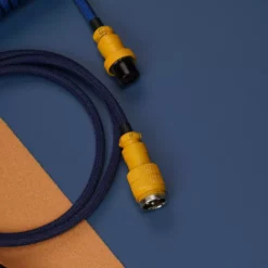 KBDfans Blue And Purple Handmade Custom Mechanical Keyboard USB-C Cable