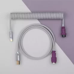 KBDfans Light Gray Handmade Custom Mechanical Keyboard USB-C Cable