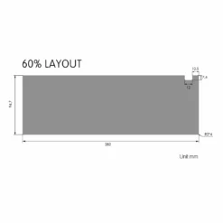KBDfans Shop Tape Mod Customization 60%/65%/75% Layout