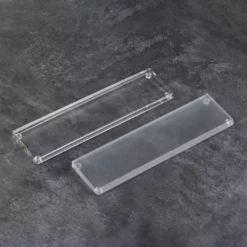 KBDfans Clear/Acid Etched Synthetic Crystal Wrist Rest