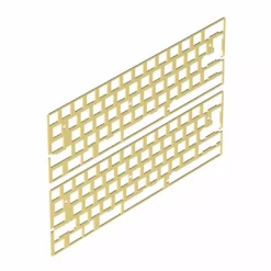 KBDfans Shop DZ60 CNC ALUMINUM/BRASS 60% PLATE
