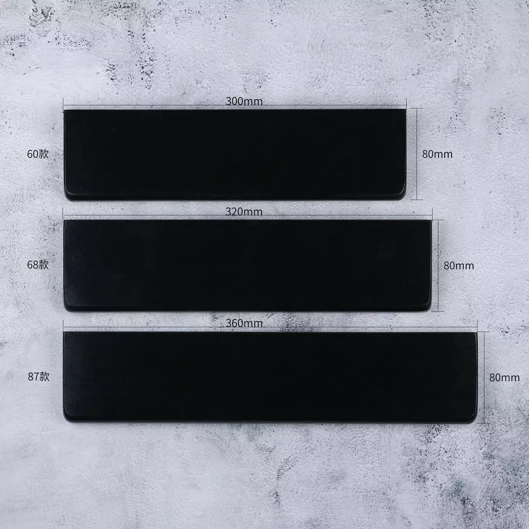 Wholesale π KBDfans Shop Quartz Stone Pure White/ Black Wrist Rest π€© 18 KBDfans Shop Quartz Stone Pure White/ Black Wrist Rest