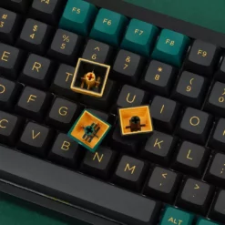 WINMIX OSA Marrs Green PBT Doubleshot Keycaps Set