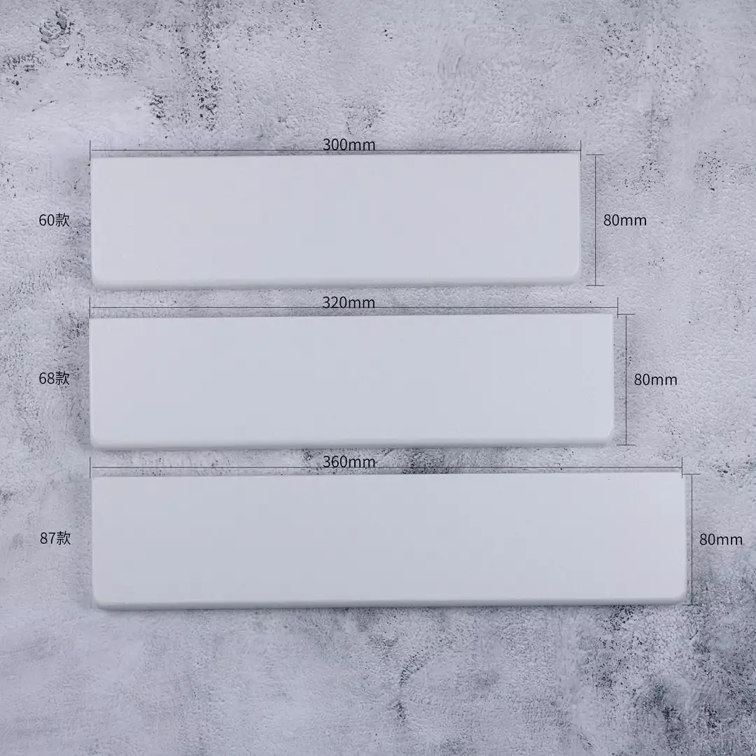 Wholesale π KBDfans Shop Quartz Stone Pure White/ Black Wrist Rest π€© 17 KBDfans Shop Quartz Stone Pure White/ Black Wrist Rest