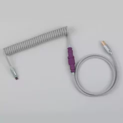 KBDfans Light Gray Handmade Custom Mechanical Keyboard USB-C Cable