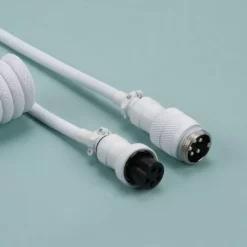 Shop KBDfans Flash White Handmade Custom Mechanical Keyboard USB-C Cable