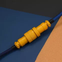 KBDfans Blue And Purple Handmade Custom Mechanical Keyboard USB-C Cable