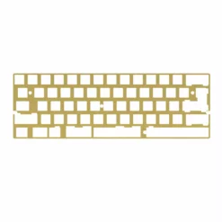 KBDfans Shop DZ60 CNC ALUMINUM/BRASS 60% PLATE