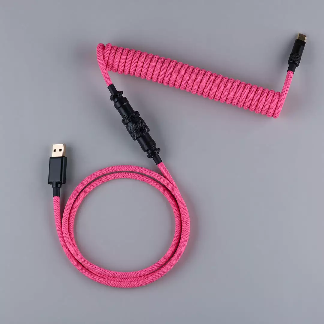 Buy 𧨠Shop KBDfans Pink Handmade Custom Mechanical Keyboard USB-C Cable π 6 Shop KBDfans Pink Handmade Custom Mechanical Keyboard USB-C Cable