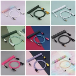 KBDfans Handmade Custom Mechanical Keyboard USB-C Cable Collection